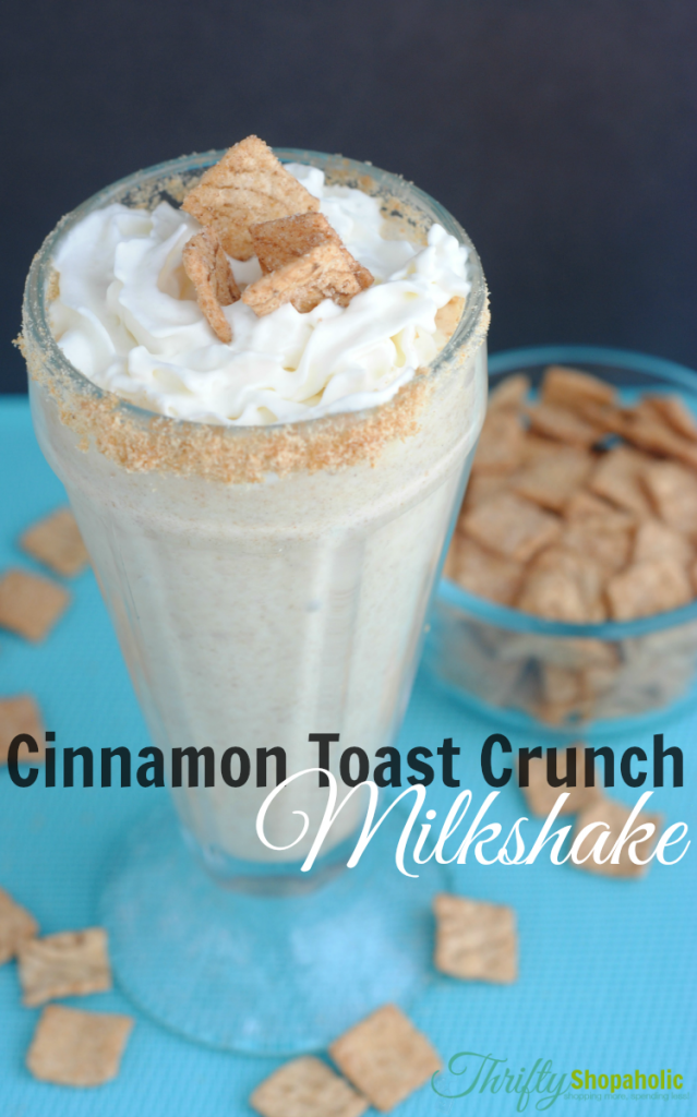 Cinnamon Toast Crunch Milkshake